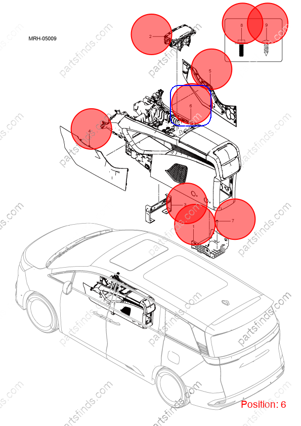 13615095-00|1361509500 | Armrest box | BYD parts | MRHB-5305100A-00HBD | MRHB5305100A00HBD | DENZA D9 EV | DENZA D9 DM-i | DENZA D9 PHEV | PartsFinds