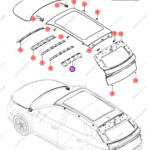 13623378-00|1362337800 | Roof beam | BYD parts | SC2E-5701300/77 | SC2E570130077 | Atto3 PLUS EV | Yuan PLUS EV | PartsFinds