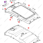 13632320-00|1363232000 | Sun visor | BYD parts | SA2FC-8204010D-00DJ | SA2FC8204010D00DJ | Atto3 PLUS EV | Yuan PLUS EV | PartsFinds