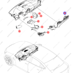 13658321-00|1365832100 | Instrument panel trim | BYD parts | EKEA-5306140B-00YAX | EKEA5306140B00YAX | Seal EV | PartsFinds