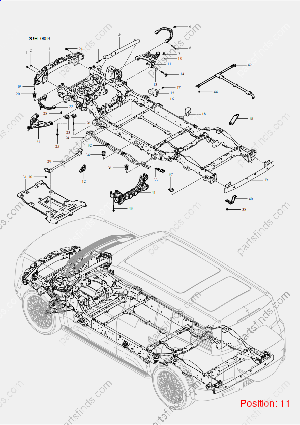 13668163-00|1366816300 | Control arm | BYD parts | TA90-2904020AA | TA902904020AA | YANGWANG U8 | YANGWANG U8 PHEV | YANGWANG U8 HYBRID | PartsFinds