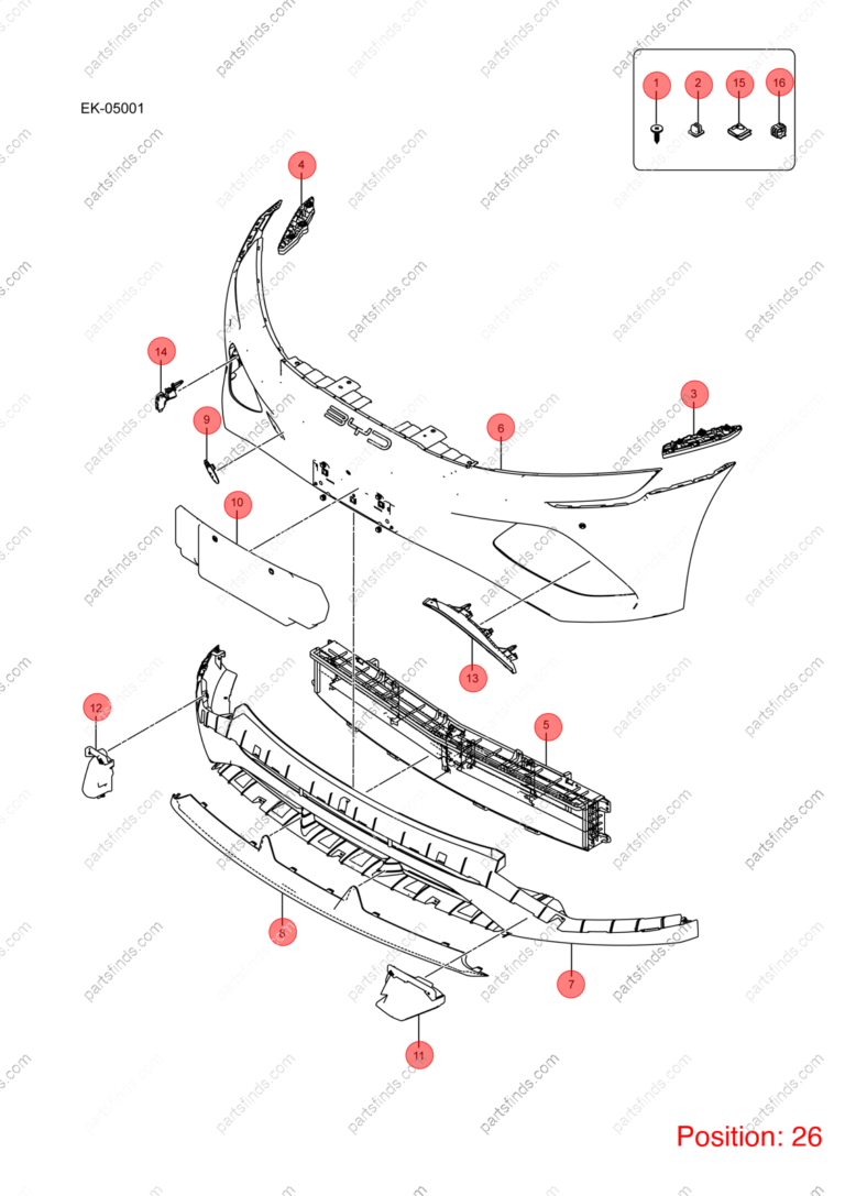 13675735-00|1367573500 | Bumper Trim | BYD parts | EKEB-2803121/30-00UAA | EKEB28031213000UAA | Seal EV | PartsFinds