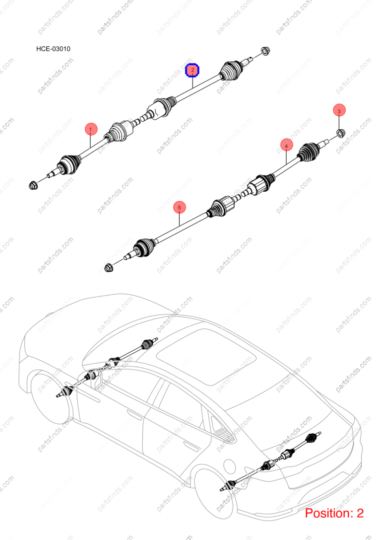 13691828-00|1369182800 | Axle Shaft | BYD parts | HCEC-2203020A | HCEC2203020A | Han EV | PartsFinds