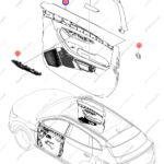 13751924-00|1375192400 | Door panel | BYD parts | SA3F-6102001D-D1LA1 | SA3F6102001DD1LA1 | Song PLUS EV | PartsFinds