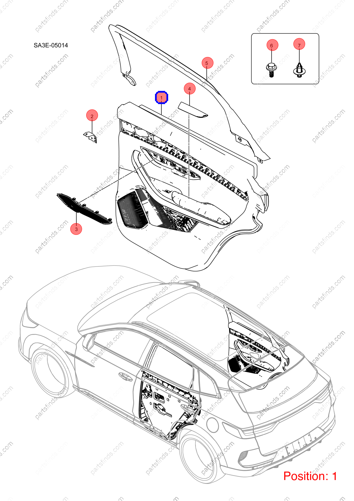 13751952-00|1375195200 | Door panel | BYD parts | SA3F-6202001B-D1LA1 | SA3F6202001BD1LA1 | Song PLUS EV | PartsFinds 13751952-00|1375195200 | Door panel | BYD parts | SA3F-6202001B-D1LA1 | SA3F6202001BD1LA1 | Song PLUS EV | PartsFinds