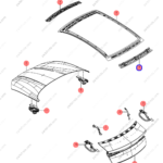 13818929-00|1381892900 | Roof beam | BYD parts | EKEA-5701311/77 | EKEA570131177 | Seal EV | PartsFinds