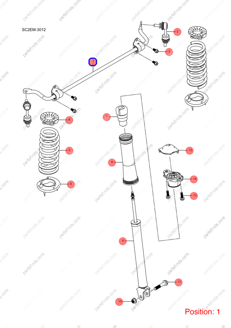 13825929-00|1382592900 | Stabilizer | BYD parts | SC2E-2916010A-D2 | SC2E2916010AD2 | Atto3 PLUS EV | Yuan PLUS EV | PartsFinds