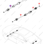 13828665-00|1382866500 | Axle Shaft | BYD parts | HCE-2203010A | HCE2203010A | Han EV | PartsFinds