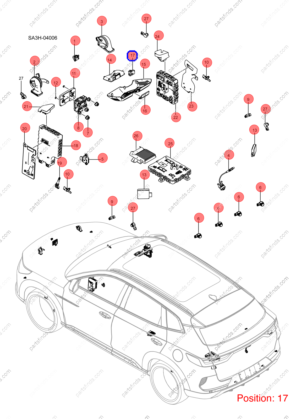 13845040-00|1384504000 | Driving recorder | BYD parts | EQEB-3776900J | EQEB3776900J | Song PLUS DM-i | PartsFinds 13845040-00|1384504000 | Driving recorder | BYD parts | EQEB-3776900J | EQEB3776900J | Song PLUS DM-i | PartsFinds
