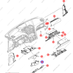 13918896-00|1391889600 | Steering column trim panel | BYD parts | SGHA-5306680-00ZAN | SGHA530668000ZAN | YANGWANG U8 | YANGWANG U8 PHEV | YANGWANG U8 HYBRID | PartsFinds