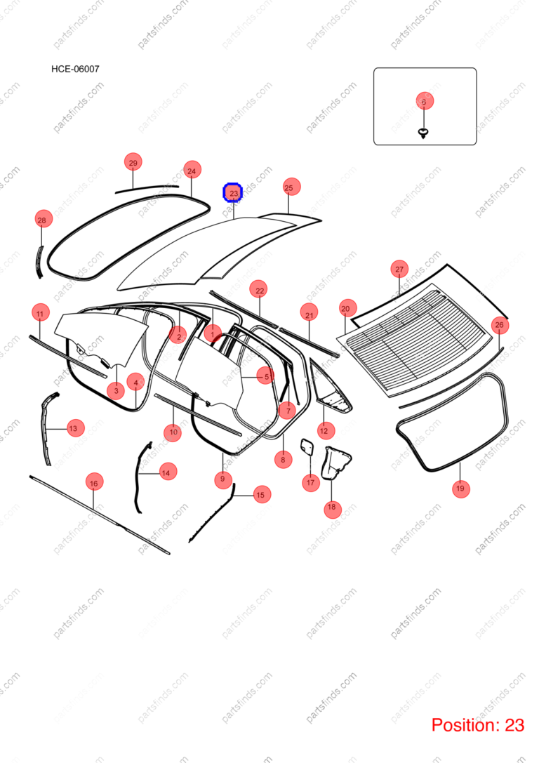 13998147-00|1399814700 | Windshield | BYD parts | HC-5206010T | HC5206010T | Han EV | PartsFinds