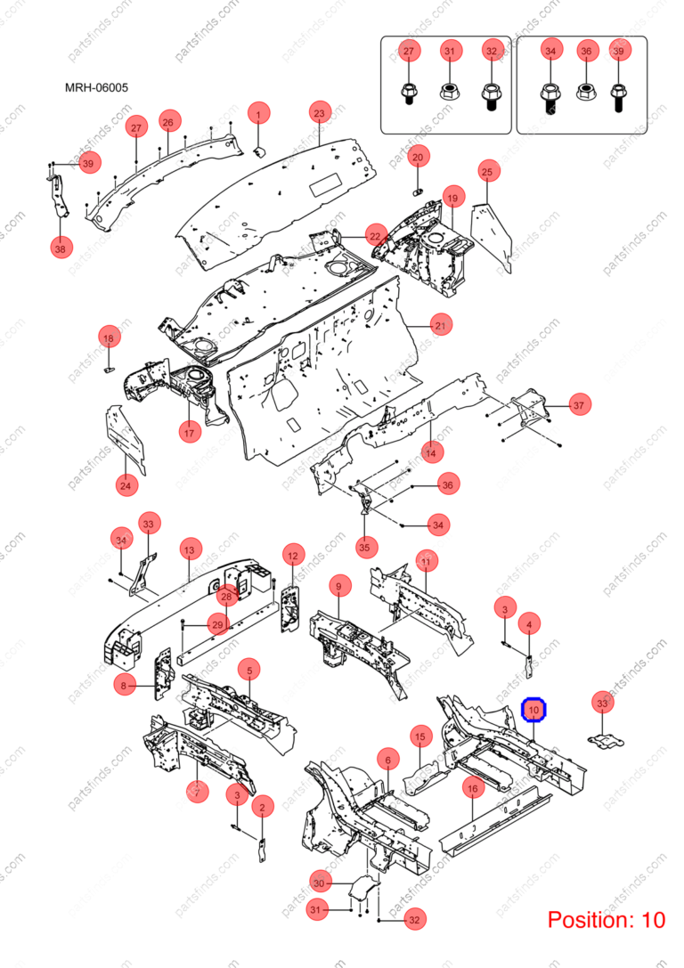 14116243-00|1411624300 | Longitudinal beam bracket | BYD parts | MRHB-5301419/77 | MRHB530141977 | DENZA D9 DM-i | DENZA D9 PHEV | DENZA D9 Hybrid | PartsFinds
