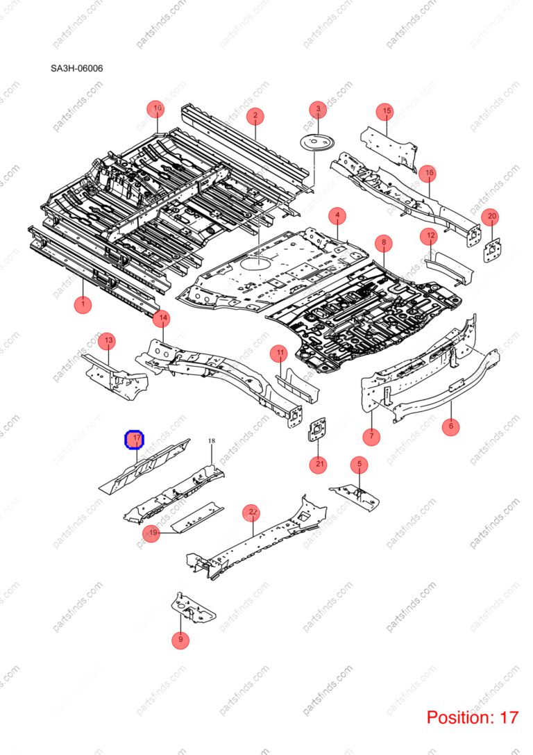 14123783-00|1412378300 | Floor beam | BYD parts | SA3HE-5101310/70 | SA3HE510131070 | Song PLUS DM-i | PartsFinds