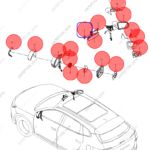 14145536-00|1414553600 | Reverse mirror assembly | BYD parts | SA3F-8202100L-P1 | SA3F8202100LP1 | Song PLUS EV | PartsFinds