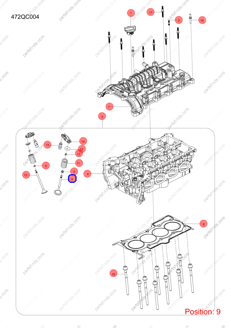 14305114-00|1430511400 | Valve | BYD parts | 472QC-1003101 | 472QC1003101 | Song PLUS DM-i | Song PRO DM-i | PartsFinds