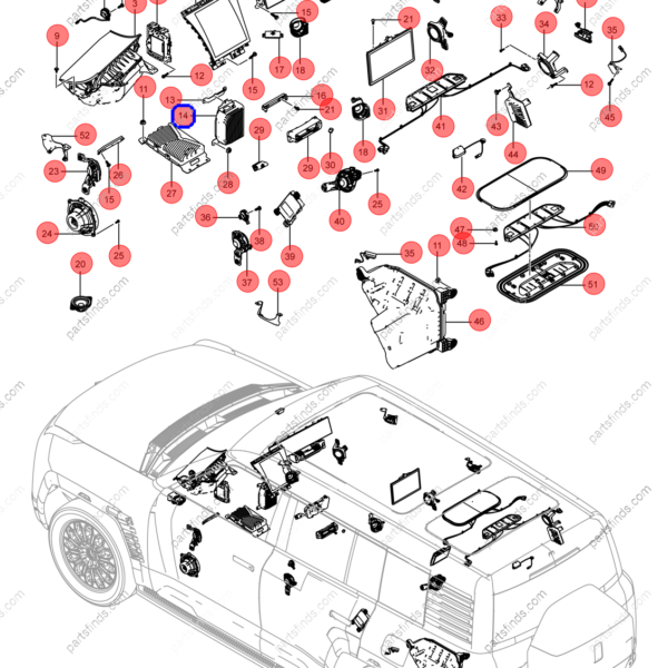 14308341-00|1430834100 | Multimedia computer | BYD parts | SGHA-7924200 | SGHA7924200 | YANGWANG U8 | YANGWANG U8 PHEV | YANGWANG U8 HYBRID | PartsFinds