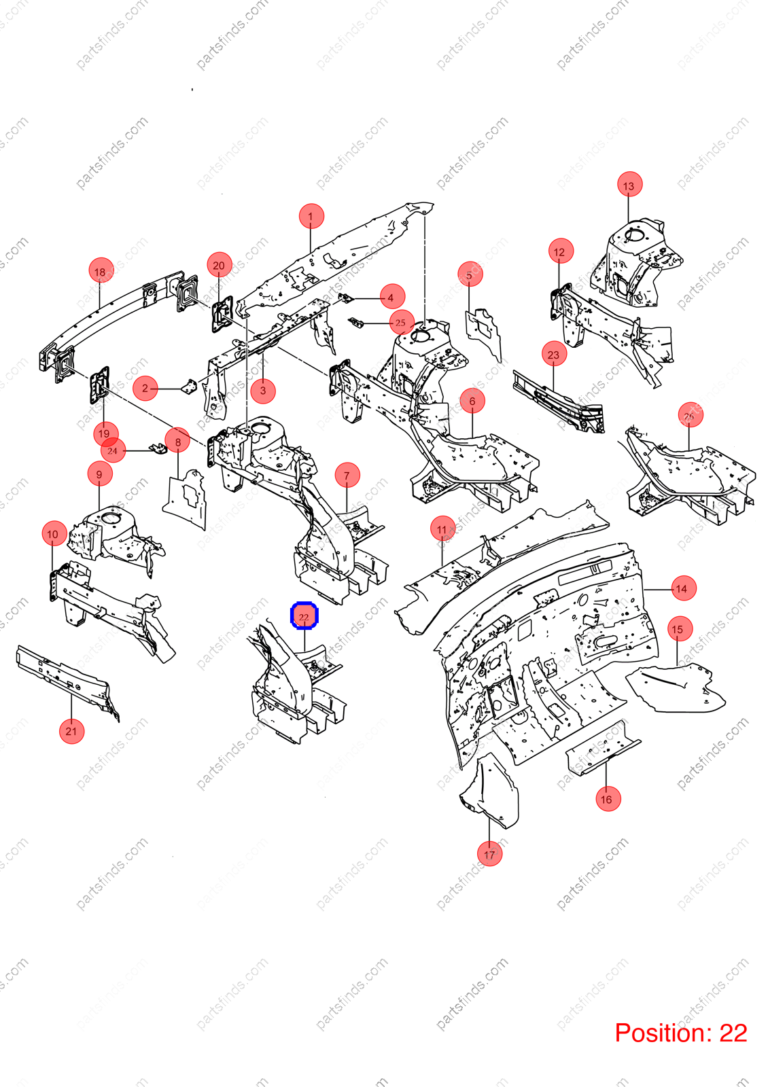 14311459-00|1431145900 | Longitudinal beam bracket | BYD parts | EM2E-5301410/77 | EM2E530141077 | Atto3 PLUS EV | Yuan PLUS EV | Dolphin EV | PartsFinds