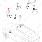 14340408-00|1434040800 | Reverse mirror assembly | BYD parts | STHT-8202100A | STHT8202100A | Tang EV | PartsFinds