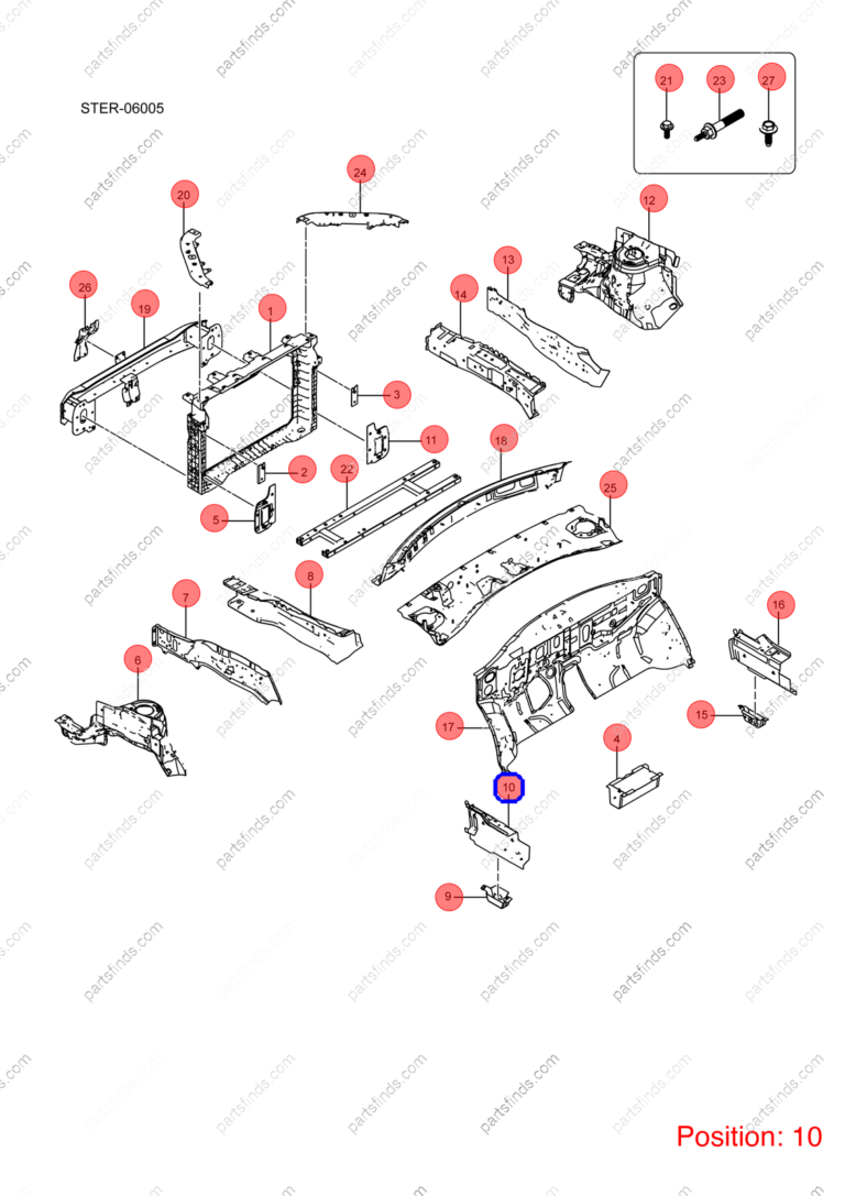 14385122-00|1438512200 | Longitudinal beam bracket | BYD parts | STER-5301419/77 | STER530141977 | Tang EV | PartsFinds