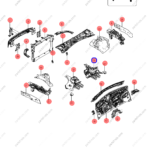 14394224-00|1439422400 | Longitudinal beam bracket | BYD parts | SA3E-5301419/70 | SA3E530141970 | Song PLUS EV | PartsFinds