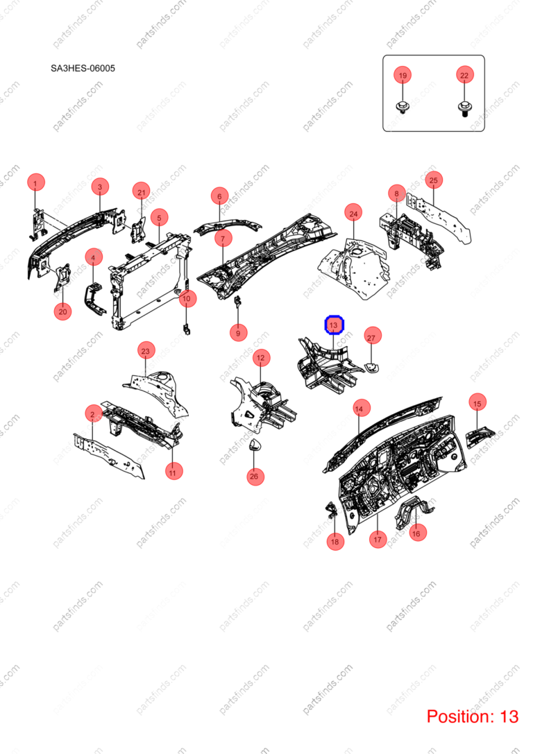 14394224-00|1439422400 | Longitudinal beam bracket | BYD parts | SA3E-5301419/70 | SA3E530141970 | Song PLUS EV | PartsFinds