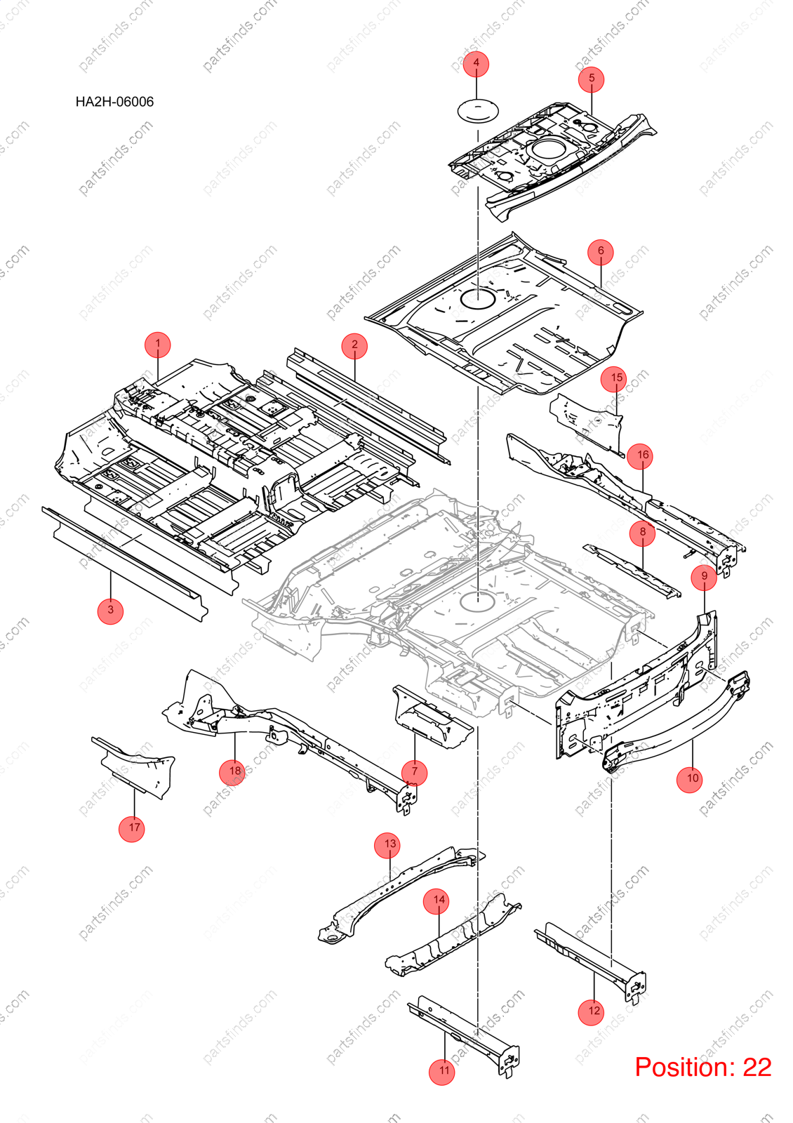 14475198-00|1447519800 | Floor beam | BYD parts | HA2HF-5101320/77 | HA2HF510132077 | Qin PLUS DM-i | KING DM-i | Chazor DM-i | PartsFinds 14475198-00|1447519800 | Floor beam | BYD parts | HA2HF-5101320/77 | HA2HF510132077 | Qin PLUS DM-i | KING DM-i | Chazor DM-i | PartsFinds