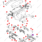 14561441-00|1456144100 | Longitudinal beam bracket | BYD parts | MREB-5301419/77 | MREB530141977 | DENZA D9 EV | PartsFinds