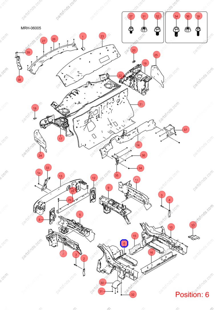 14561443-00|1456144300 | Longitudinal beam bracket | BYD parts | MREB-5301410/77 | MREB530141077 | DENZA D9 EV | PartsFinds