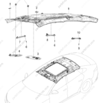 14597255-00|1459725500 | Sun visor | BYD parts | HCEF-8204020-00AAD | HCEF820402000AAD | Han EV | PartsFinds