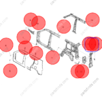 14613040-00|1461304000 | Rear taillight sand plate | BYD parts | SGH-5401249/70 | SGH540124970 | YANGWANG U8 | YANGWANG U8 PHEV | YANGWANG U8 HYBRID | PartsFinds