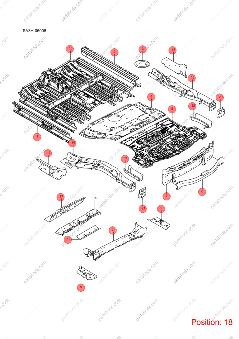 14613160-00|1461316000 | Floor beam | BYD parts | SA3F-5101320/70 | SA3F510132070 | Song PLUS DM-i | PartsFinds