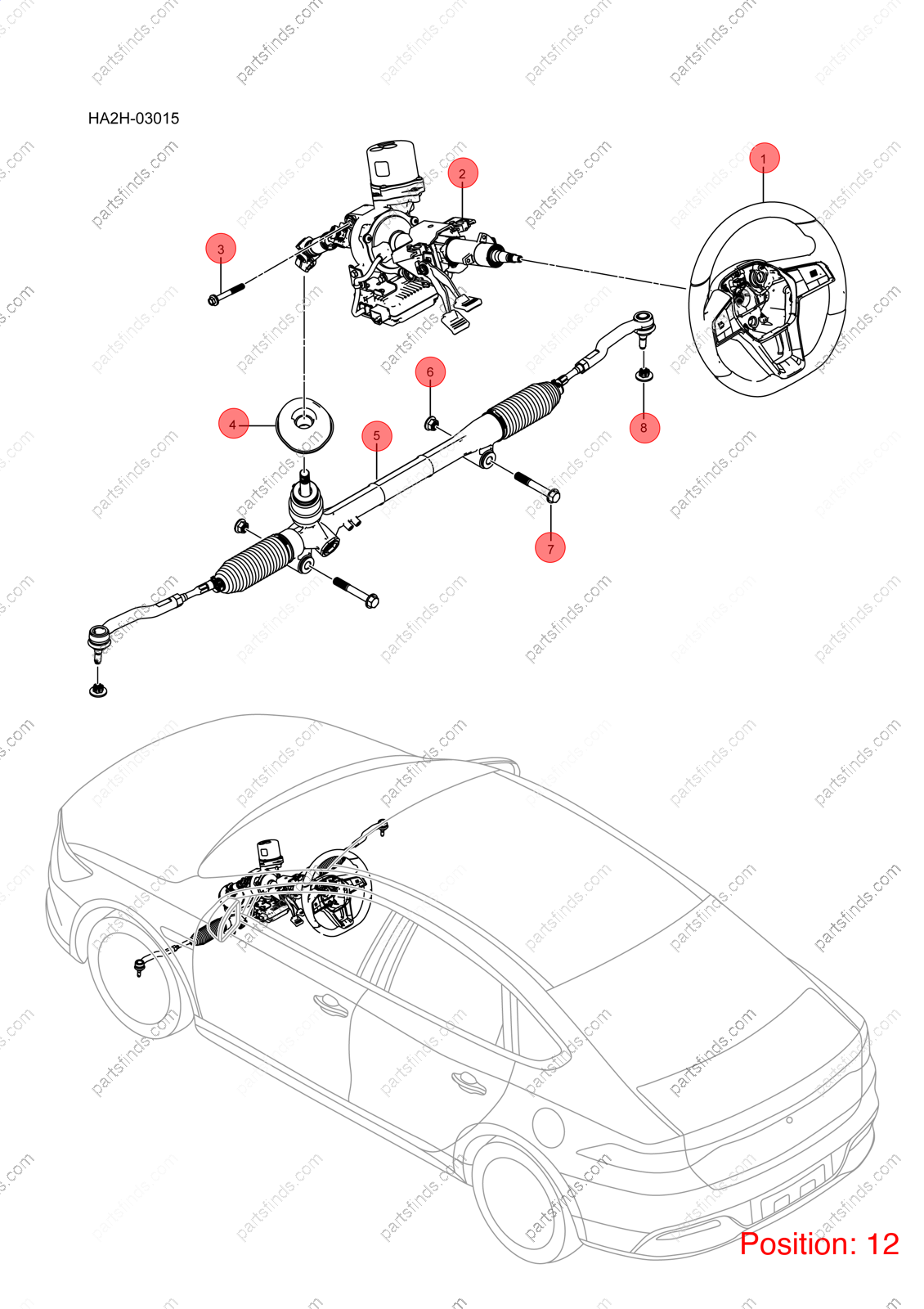 14614272-00|1461427200 | Steering gear computer | BYD parts | HA2HE-3414300B | HA2HE3414300B | Qin PLUS DM-i | KING DM-i | Chazor DM-i | PartsFinds 14614272-00|1461427200 | Steering gear computer | BYD parts | HA2HE-3414300B | HA2HE3414300B | Qin PLUS DM-i | KING DM-i | Chazor DM-i | PartsFinds