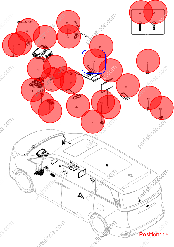 14723782-00|1472378200 | Shift lever trim panel | BYD parts | MREB-1703040H | MREB1703040H | DENZA D9 DM-i | DENZA D9 PHEV | DENZA D9 Hybrid | PartsFinds