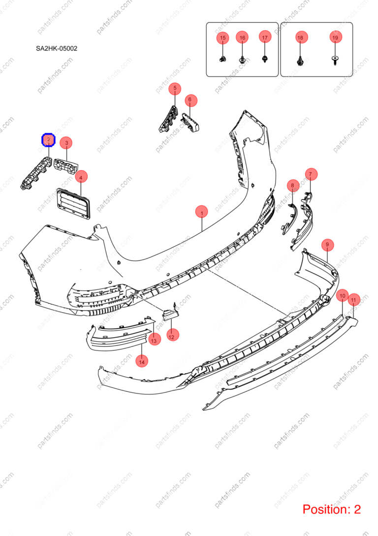 14763615-00|1476361500 | Bumper corner | BYD parts | SLFA-2804112C/30 | SLFA2804112C30 | Song PRO DM-i | PartsFinds