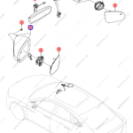 14818935-00|1481893500 | Reverse mirror assembly | BYD parts | HC-8202100H-D8 | HC8202100HD8 | Han EV | PartsFinds