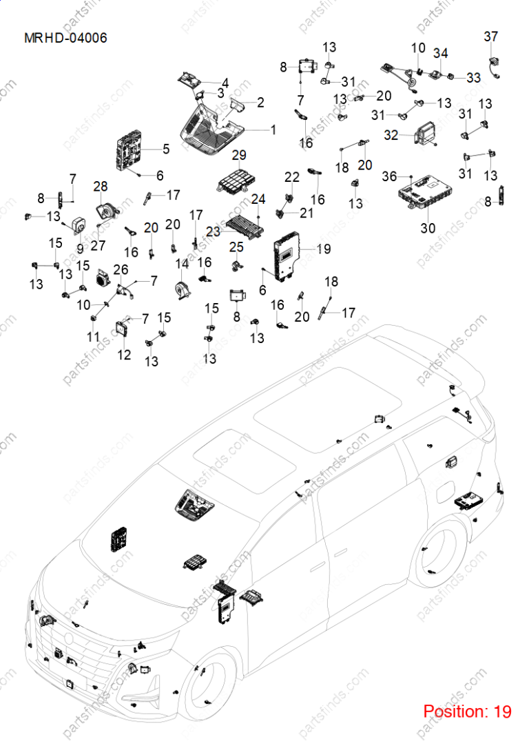14885690-00|1488569000 | Body Control Module | BYD parts | MRHD-3622200B | MRHD3622200B | DENZA D9 DM-i | DENZA D9 PHEV | DENZA D9 Hybrid | PartsFinds