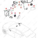 14911726-00|1491172600 | Reverse mirror assembly | BYD parts | EKEB-8202109E | EKEB8202109E | Seal EV | PartsFinds