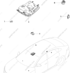 14950988-00|1495098800 | Reading light | BYD parts | HC-4123010A-D5A7 | HC4123010AD5A7 | Han EV | PartsFinds