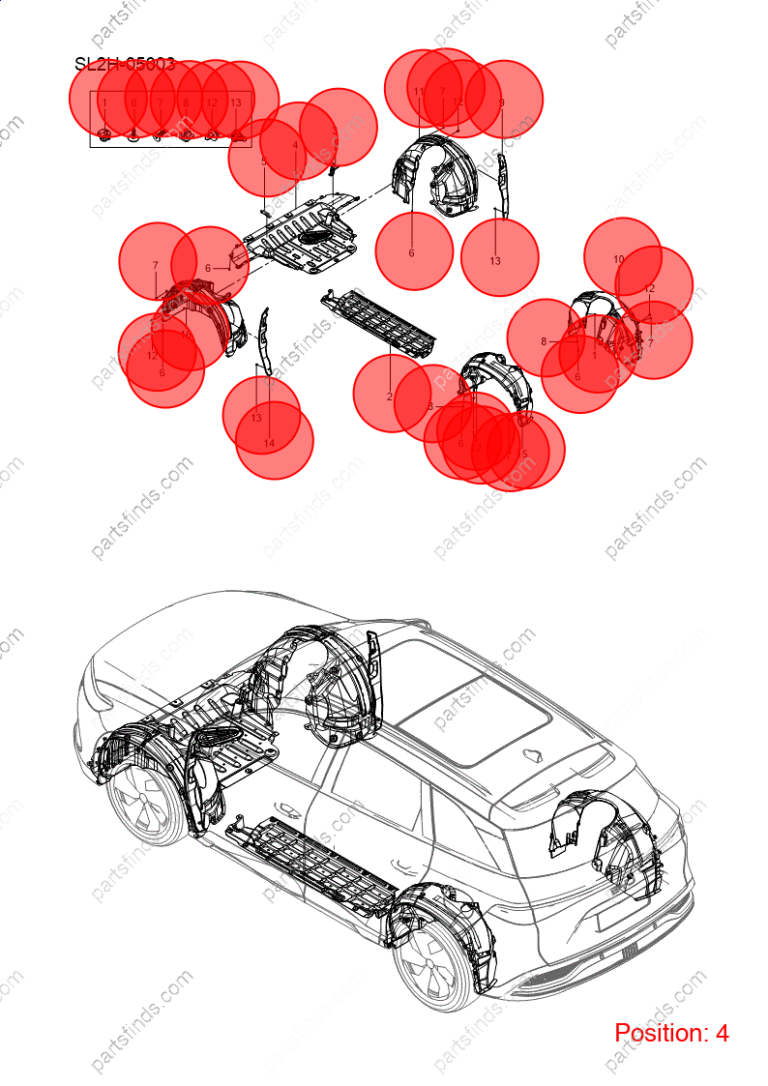 15151241-00|1515124100 | Engine lower guard plate | BYD parts | SA6HA-3102310 | SA6HA3102310 | Song PRO DM-i | PartsFinds