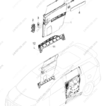 15252367-00|1525236700 | Door panel | BYD parts | MRHD-6202100-00ZBD | MRHD620210000ZBD | DENZA D9 DM-i | DENZA D9 PHEV | DENZA D9 Hybrid | PartsFinds