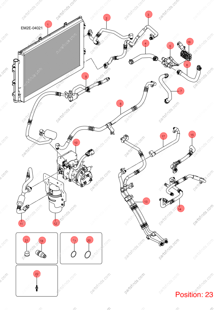 15351896-00|1535189600 | Heat pump assembly | BYD parts | EM2EKA-8109500 | EM2EKA8109500 | Dolphin EV | PartsFinds