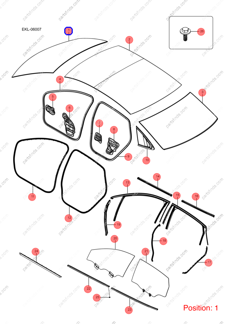 15568773-00|1556877300 | Windshield | BYD parts | EKEDY-5206010A | EKEDY5206010A | Seal EV | PartsFinds