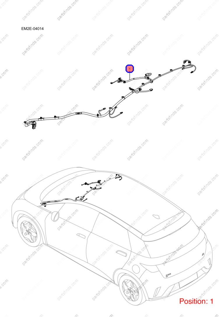 15648535-00|1564853500 | Roof wiring harness | BYD parts | EM2EKA-4002800BZ | EM2EKA4002800BZ | Dolphin EV | PartsFinds