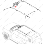 15660297-00|1566029700 | Roof wiring harness | BYD parts | SGHA-4002800C-D1 | SGHA4002800CD1 | YANGWANG U8 | YANGWANG U8 PHEV | YANGWANG U8 HYBRID | PartsFinds