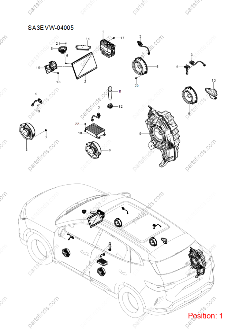 15788701-00|1578870100 | Multimedia computer | BYD parts | SA3EW-7924200EW | SA3EW7924200EW | Song PLUS EV | PartsFinds