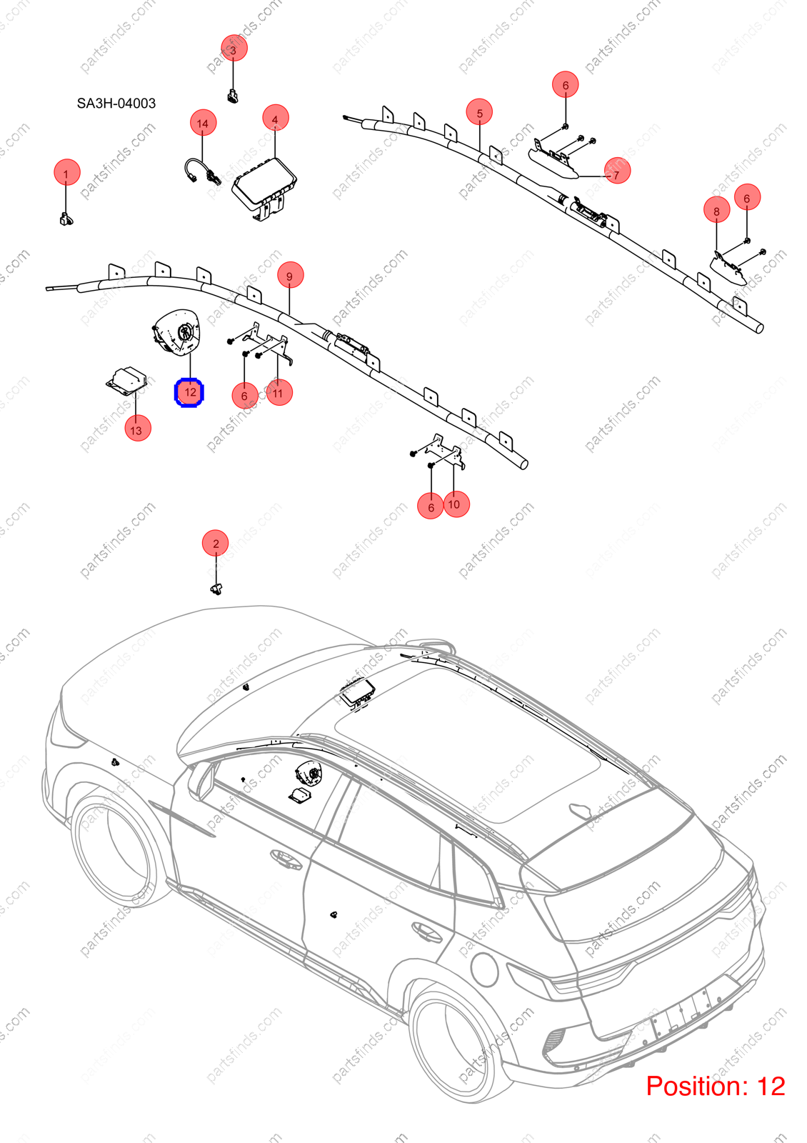 16023437-00|1602343700 | Main airbag | BYD parts | SA3HV-5820100-00A7 | SA3HV582010000A7 | Song PLUS DM-i | PartsFinds 16023437-00|1602343700 | Main airbag | BYD parts | SA3HV-5820100-00A7 | SA3HV582010000A7 | Song PLUS DM-i | PartsFinds