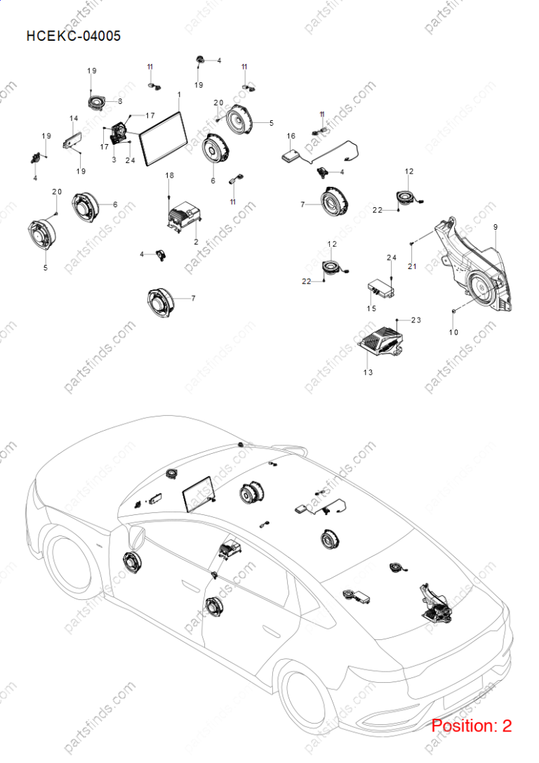 16054895-00|1605489500 | Multimedia computer | BYD parts | HCEKC-7924200EL | HCEKC7924200EL | Han EV | PartsFinds