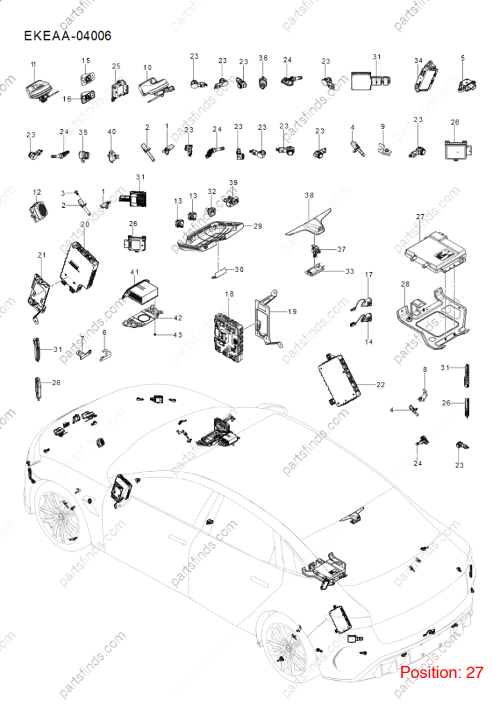 16131442-00|1613144200 | Body Control Module | BYD parts | EKEBA-3604300A | EKEBA3604300A | Seal EV | PartsFinds