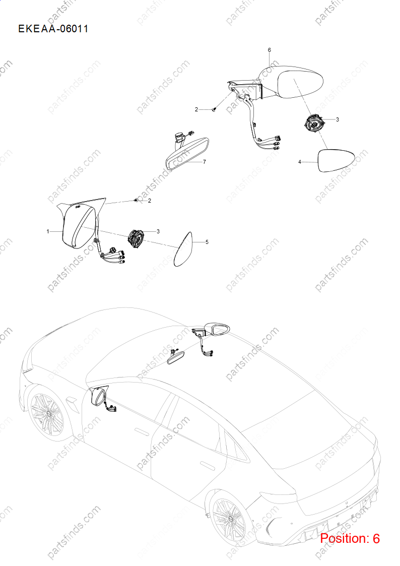 16578369-00|1657836900 | Reverse mirror assembly | BYD parts | EKEA-8202109H | EKEA8202109H | Seal EV | PartsFinds 16578369-00|1657836900 | Reverse mirror assembly | BYD parts | EKEA-8202109H | EKEA8202109H | Seal EV | PartsFinds