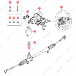 16737291-00|1673729100 | Steering gear computer | BYD parts | SA3E-3414300A | SA3E3414300A | Song PLUS EV | PartsFinds